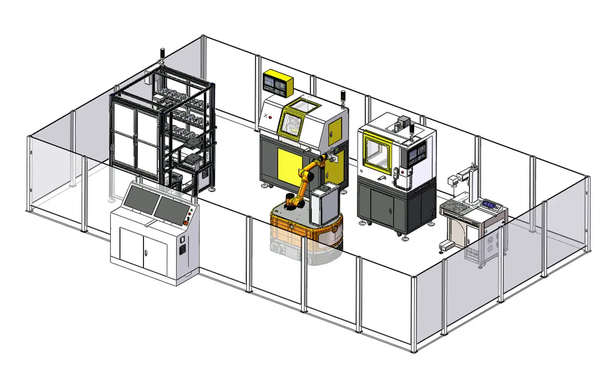 CIM4.0 Industry 4.0 Manufacturing Production Line model