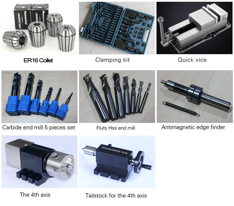 Micro CNC Milling Machines Optional Accessories