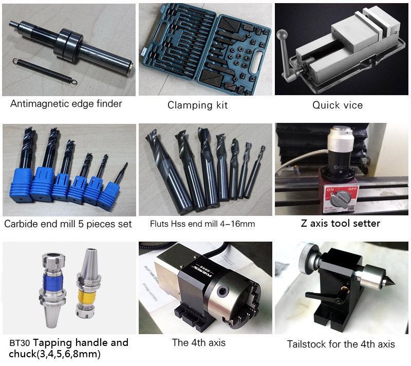 Micro CNC Milling Optional Accessories